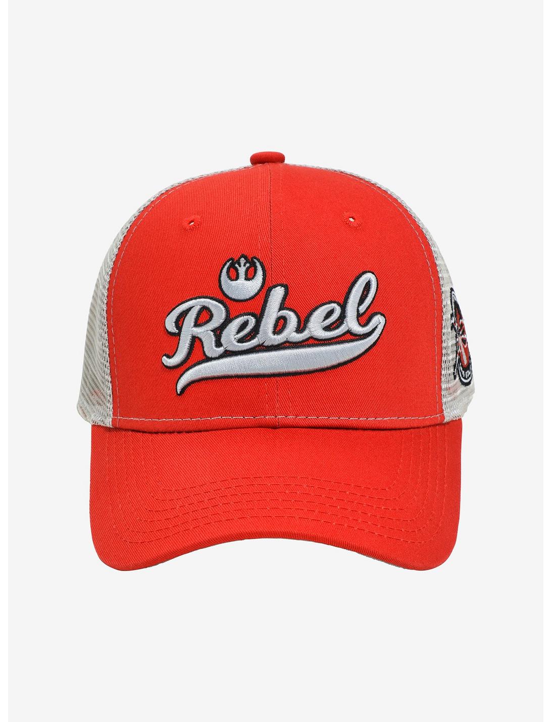 Star Wars Rebel Red Trucker Hat - BoxLunch Exclusive, , hi-res