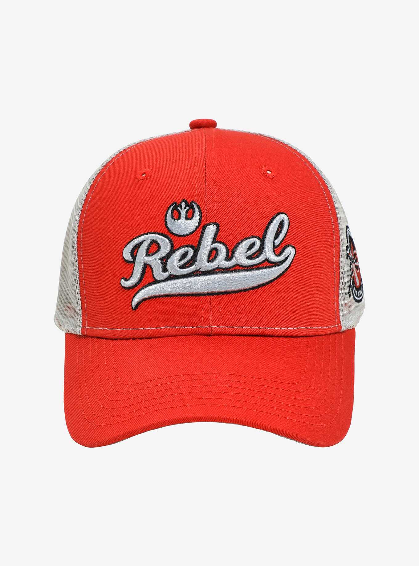 Star Wars Rebel Red Trucker Hat - BoxLunch Exclusive, , hi-res