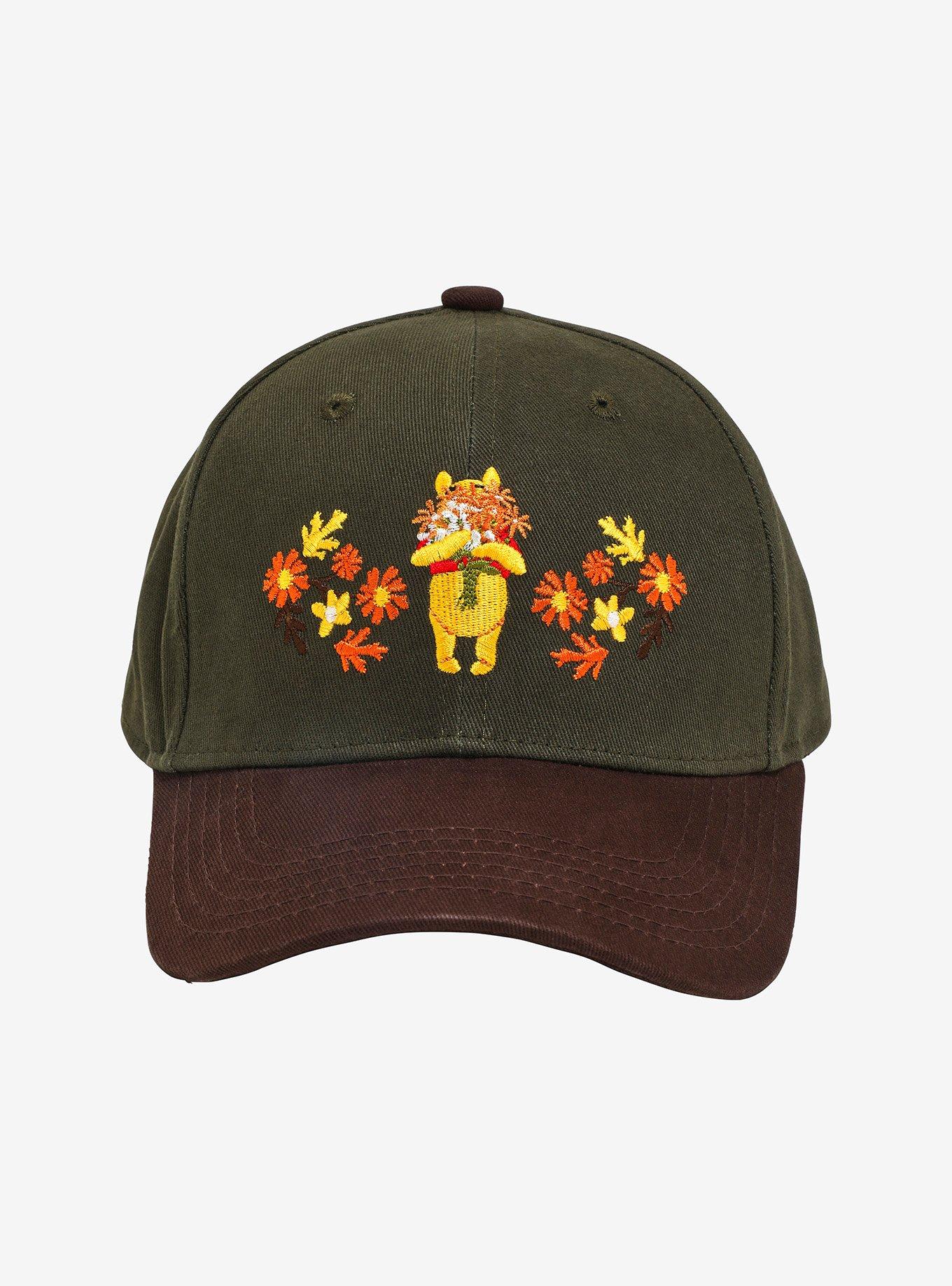Disney Winnie the Pooh Floral Pooh Bear Cap - BoxLunch Exclusive, , hi-res