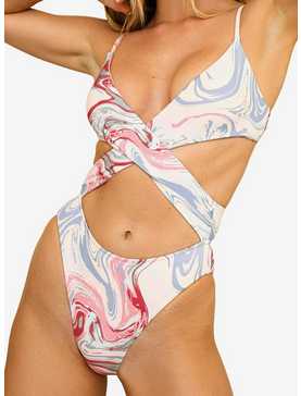 Dippin' Daisy's Bay Breeze One Piece Multi-Colored Ripples, , hi-res