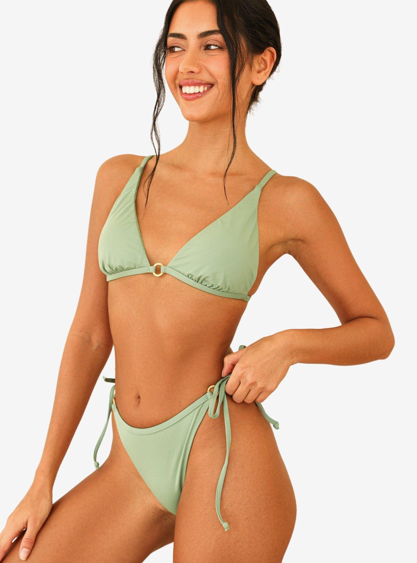 Dippin' Daisy's Talia Swim Bottom Eucalyptus Green, GREEN, hi-res