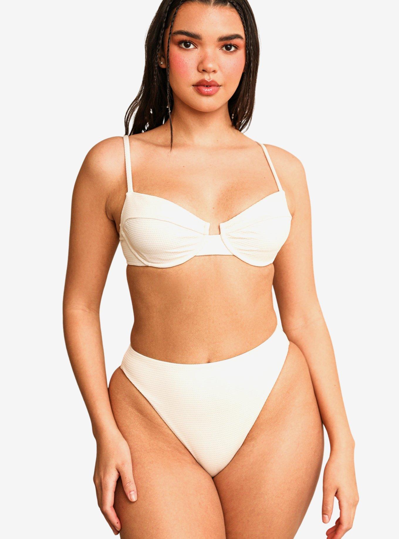 Dippin' Daisy's Seashore Swim Bottom Dove White, IVORY, hi-res