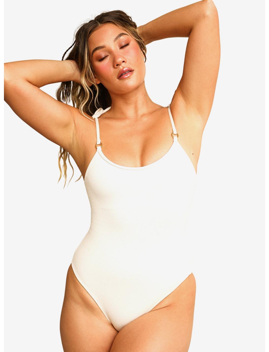 Dippin' Daisy's Astrid One Piece Dove White, IVORY, hi-res