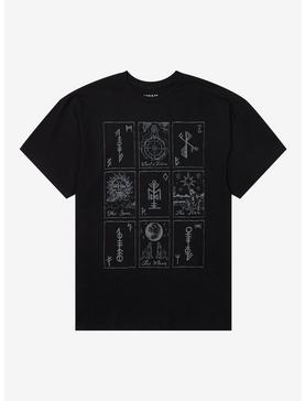 Cosmic Aura Tarot Card Oversized T-Shirt, , hi-res