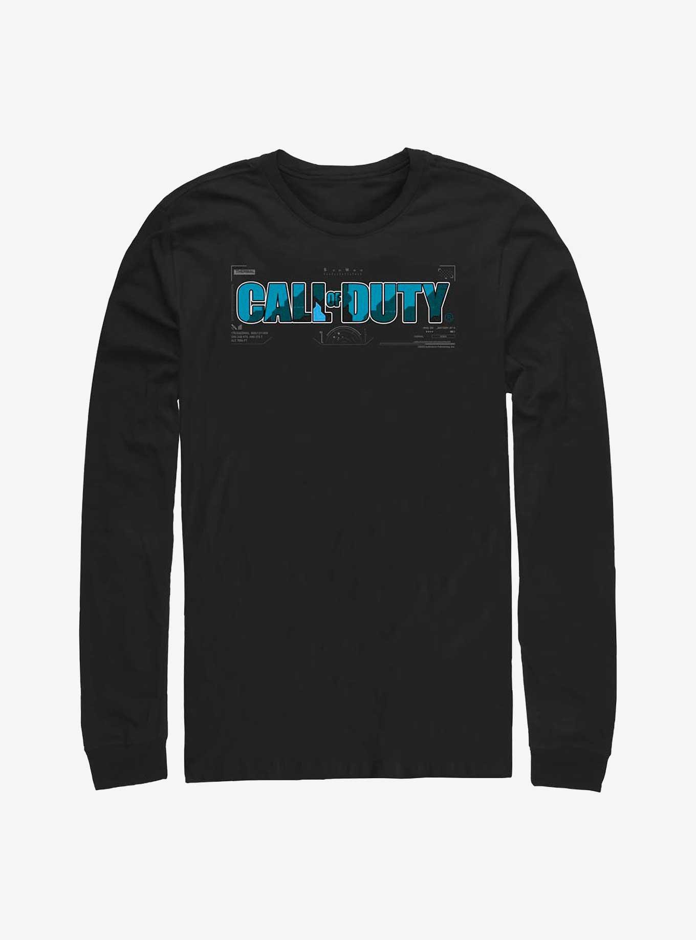 Call Of Duty Aqua Camo Long Sleeve T-Shirt, , hi-res