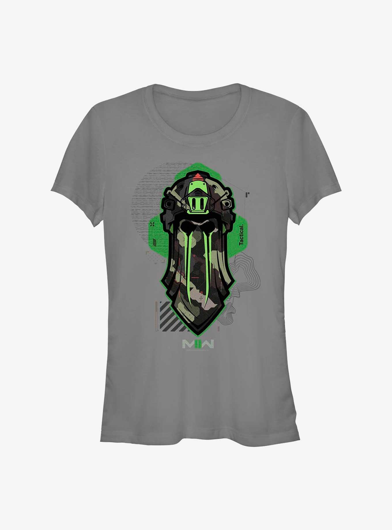 Call Of Duty Tactical Camo Girls T-Shirt, CHARCOAL, hi-res