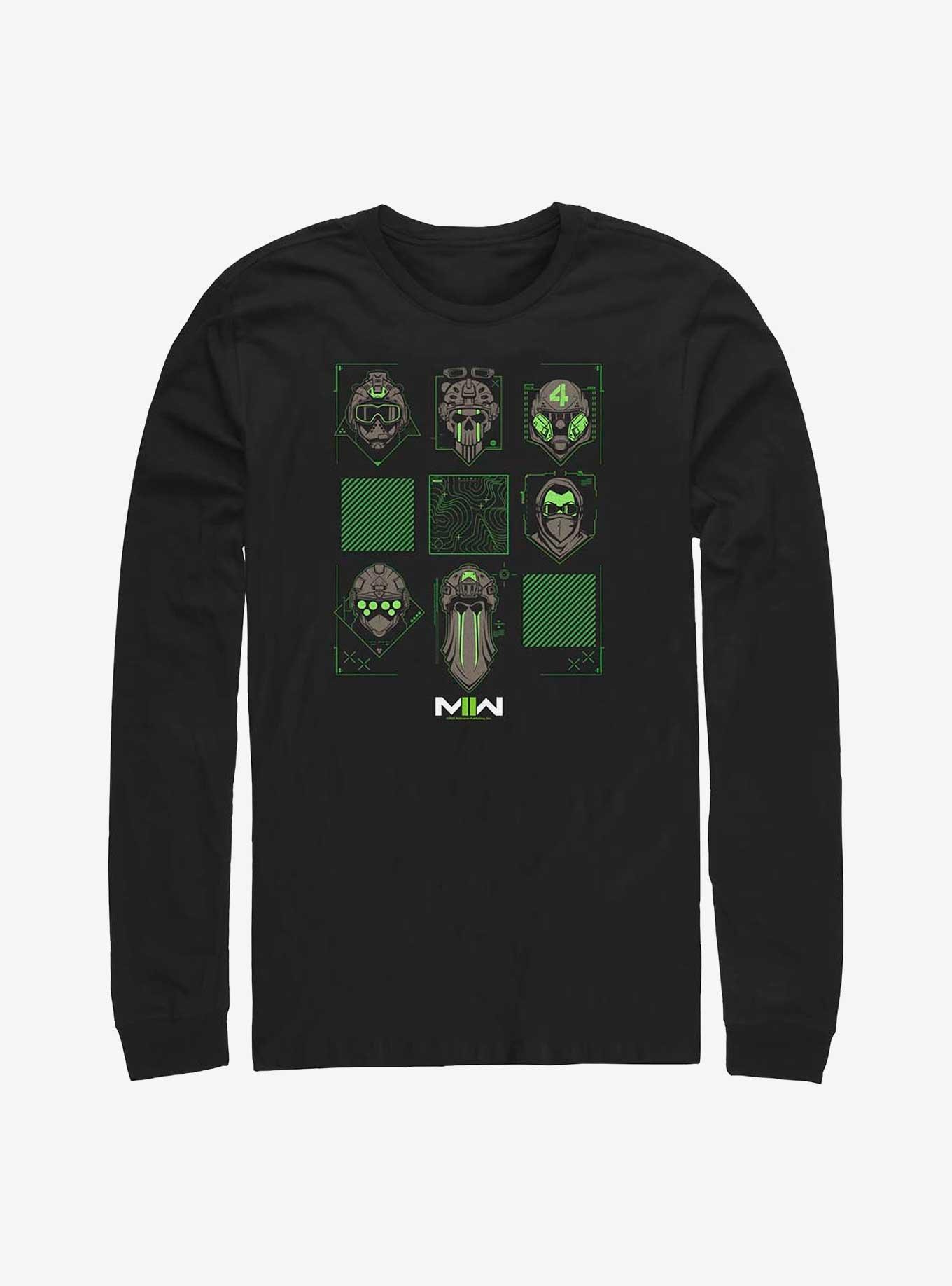 Call Of Duty Tactical Faces Long Sleeve T-Shirt, , hi-res