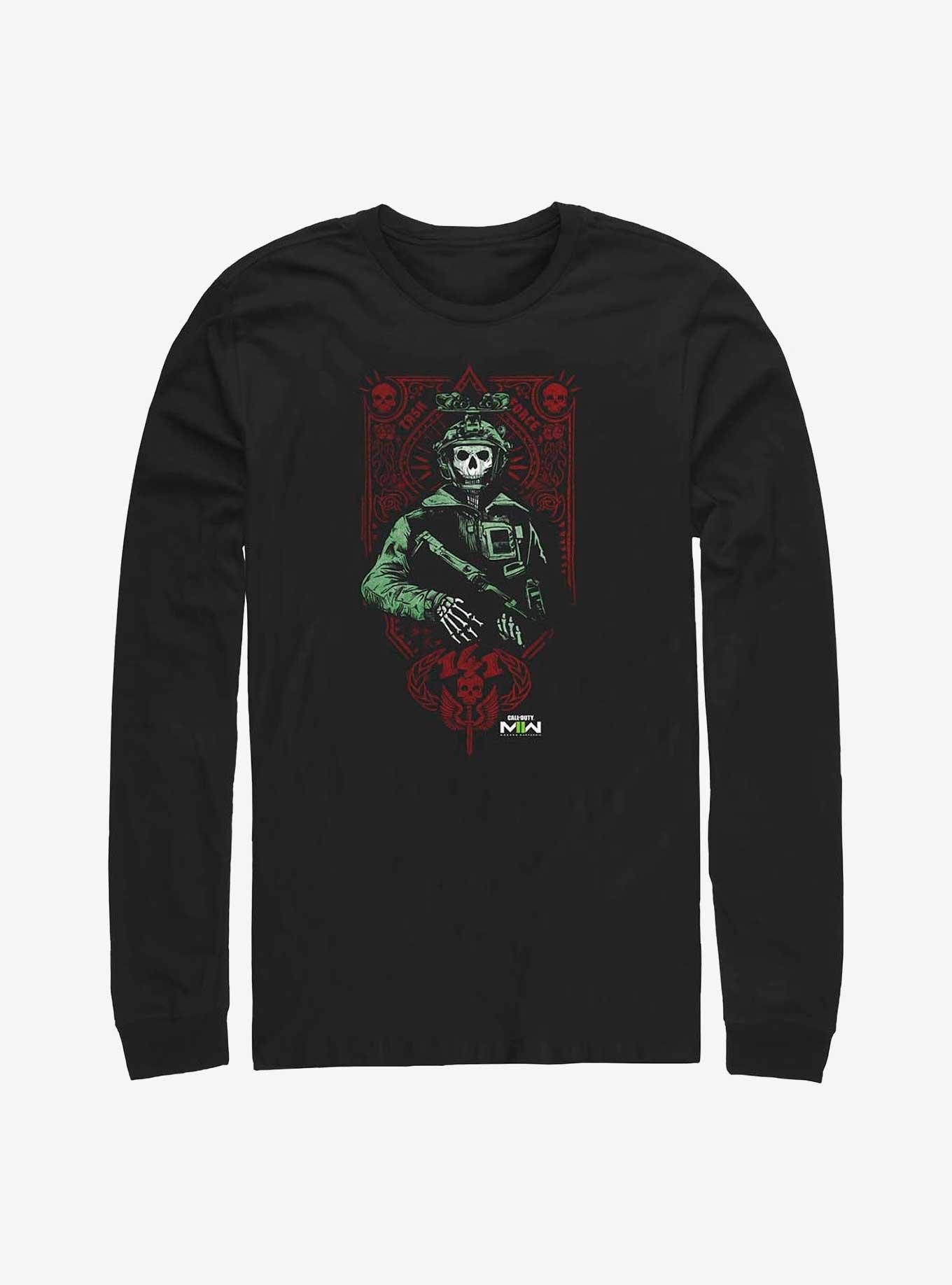 Call Of Duty Cartel Ghost Long Sleeve T-Shirt, , hi-res