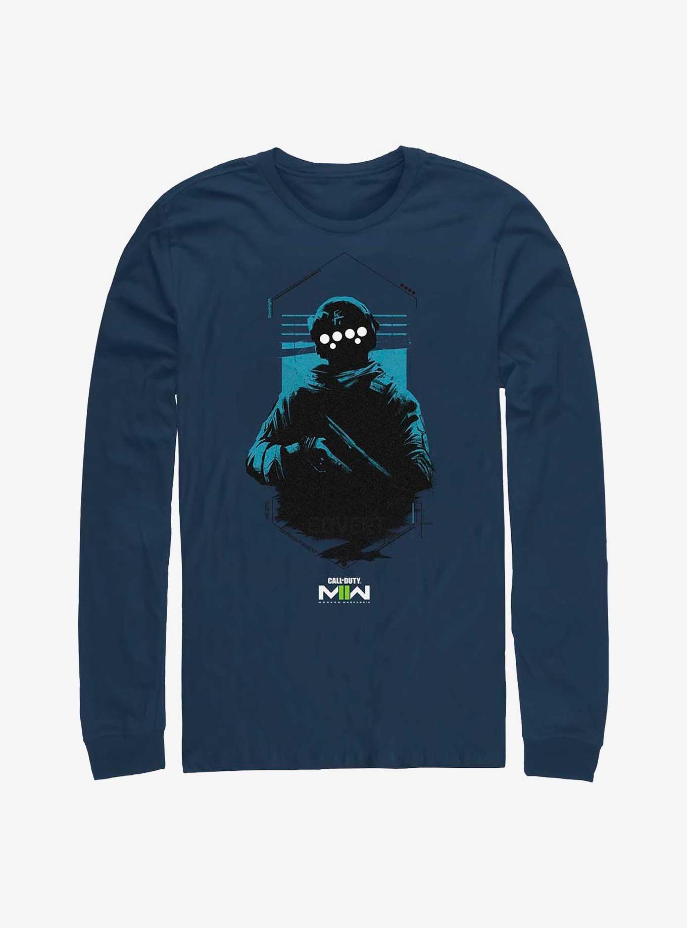 Call Of Duty Covert Soldier Long Sleeve T-Shirt, NAVY, hi-res