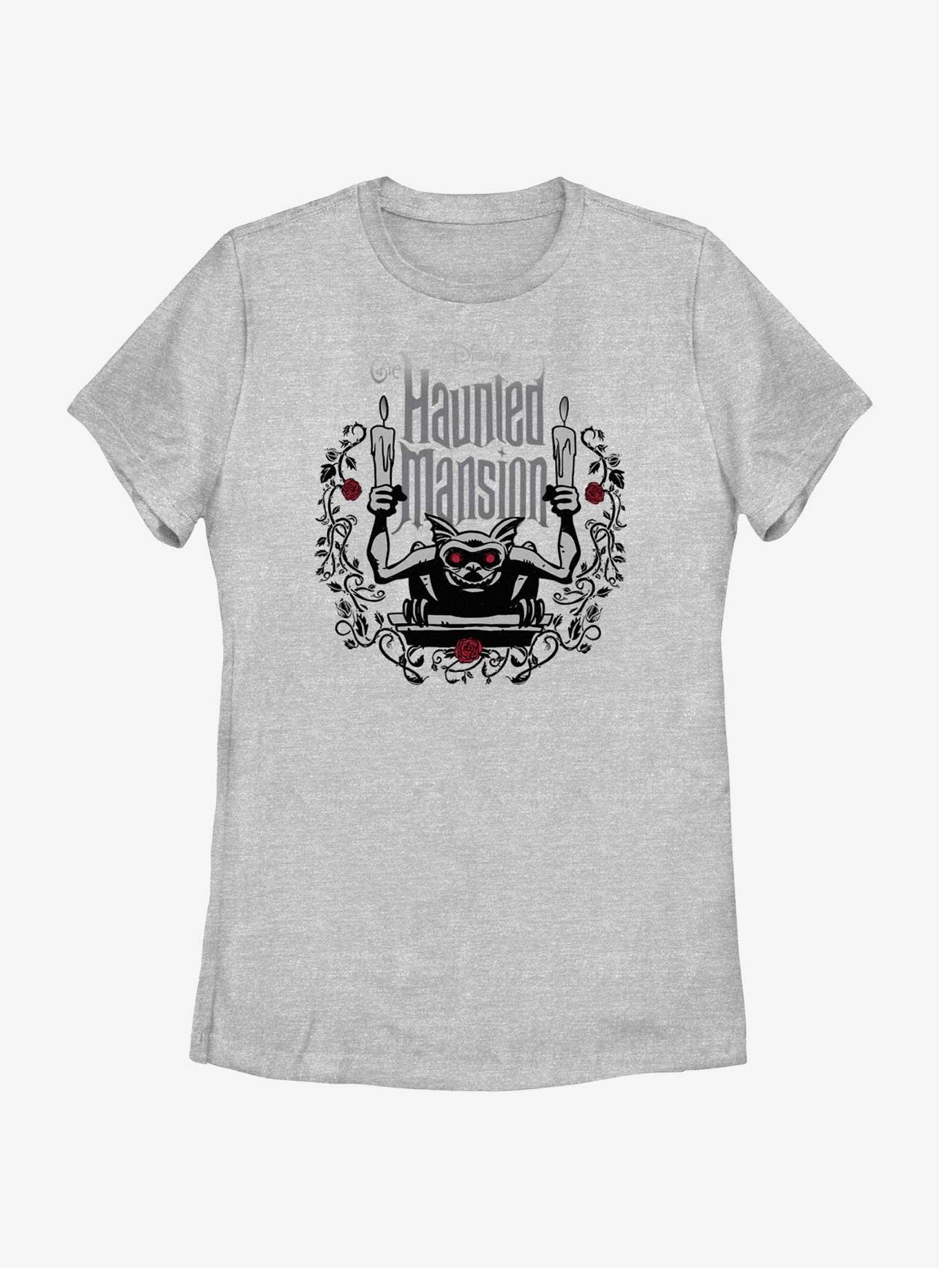 Disney Haunted Mansion Gargoyle With Candles Womens T-Shirt, , hi-res