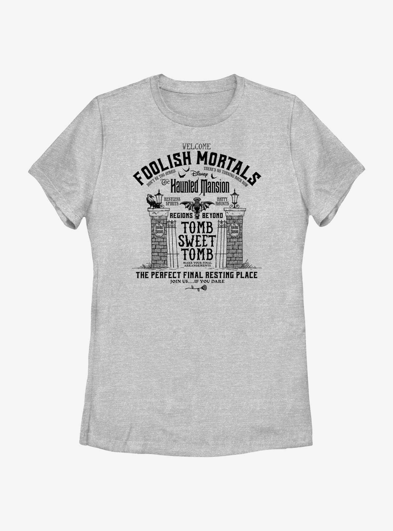Disney Haunted Mansion Tomb Sweet Tomb Womens T-Shirt, ATH HTR, hi-res