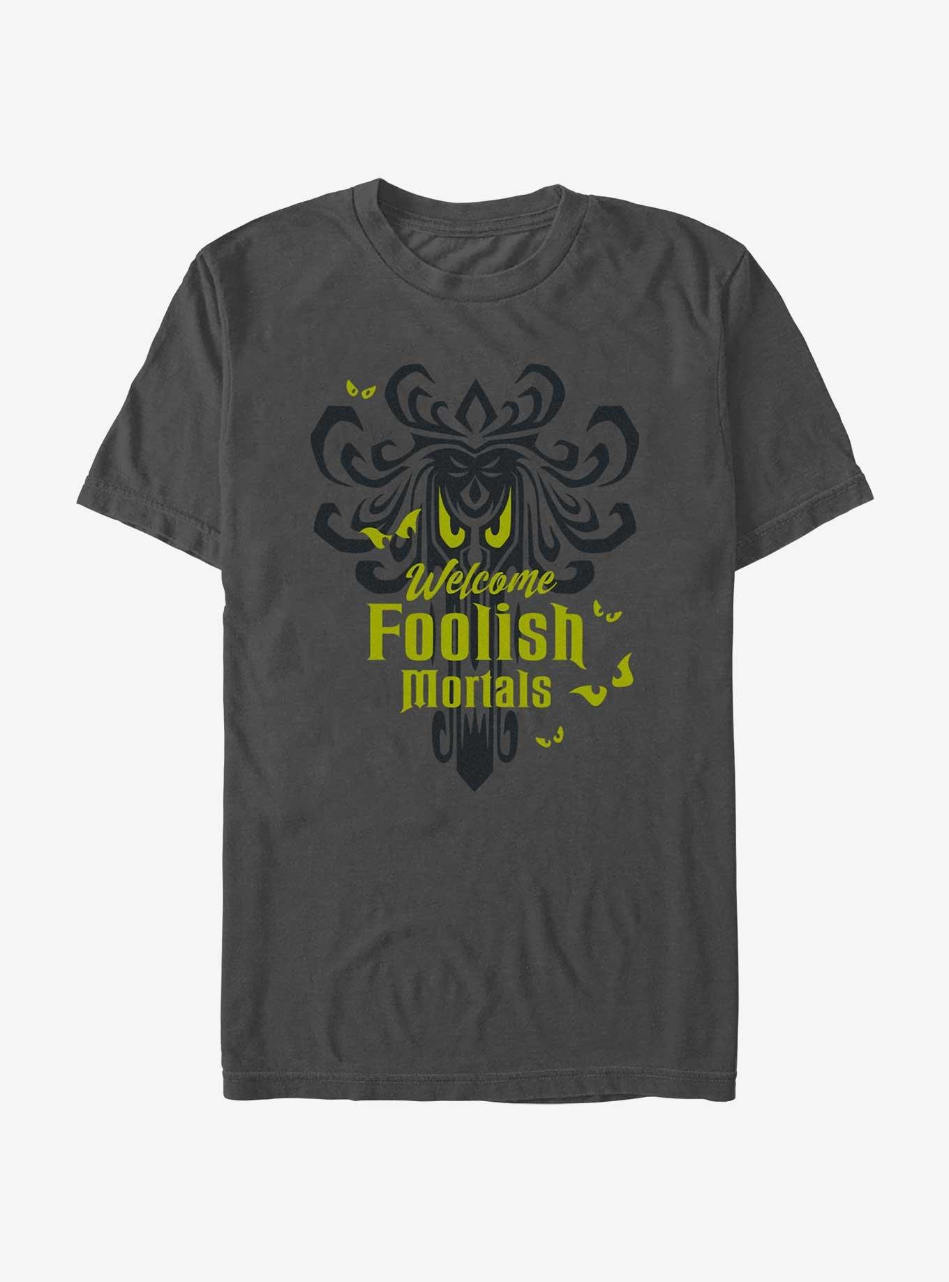 Disney Haunted Mansion Spooky Eyes Welcome Foolish Mortals T-Shirt, , hi-res