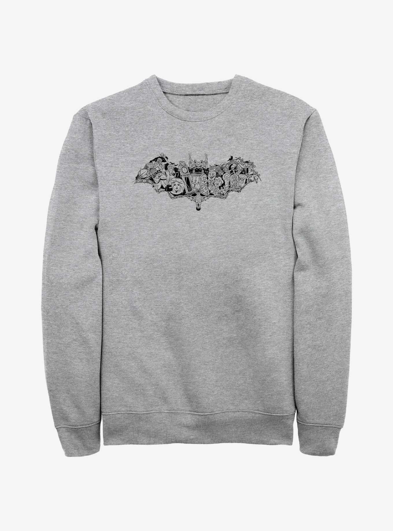 Disney Haunted Mansion Characters Within Bat Sweatshirt, , hi-res