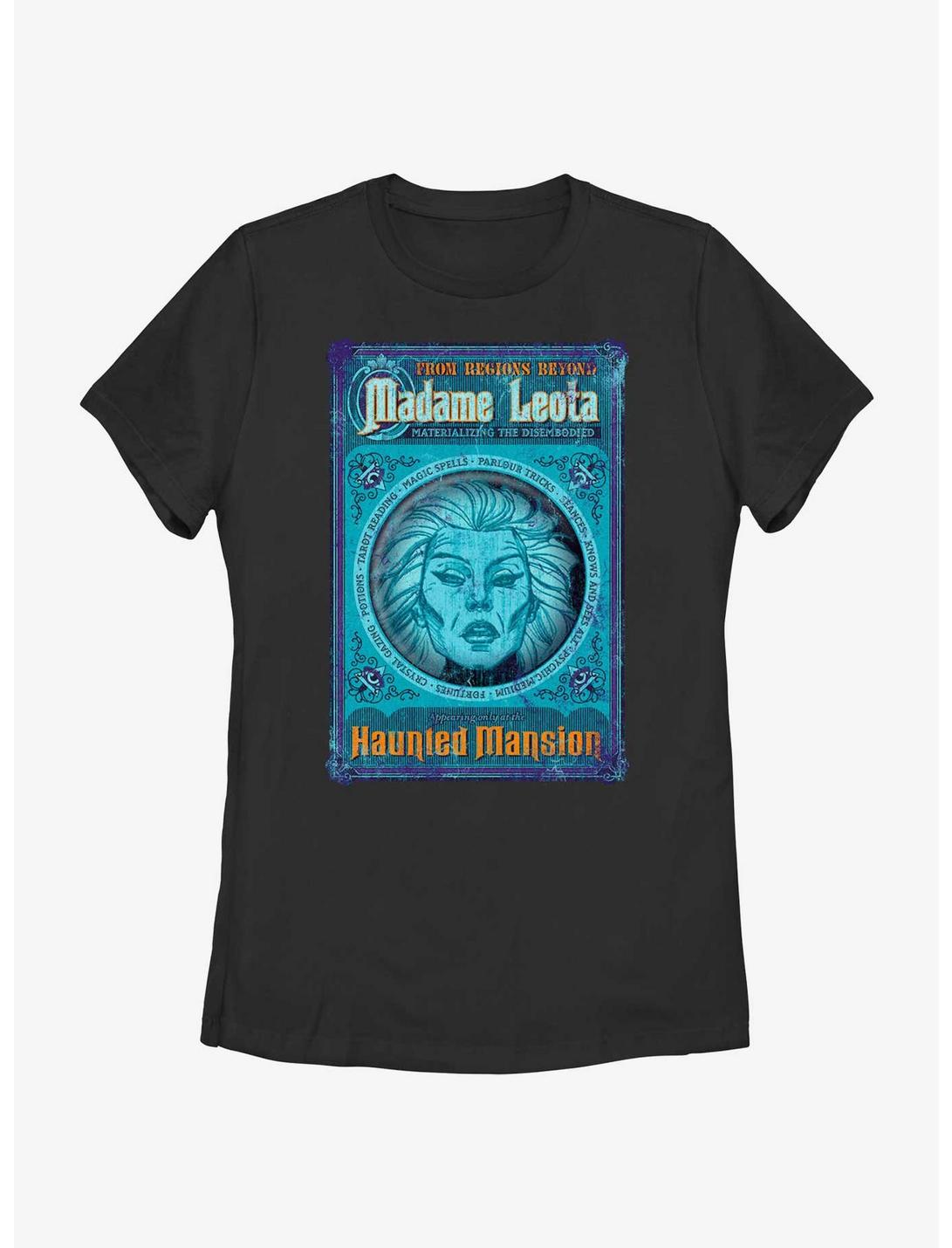 Disney Haunted Mansion Madame Leota Poster Womens T-Shirt, BLACK, hi-res