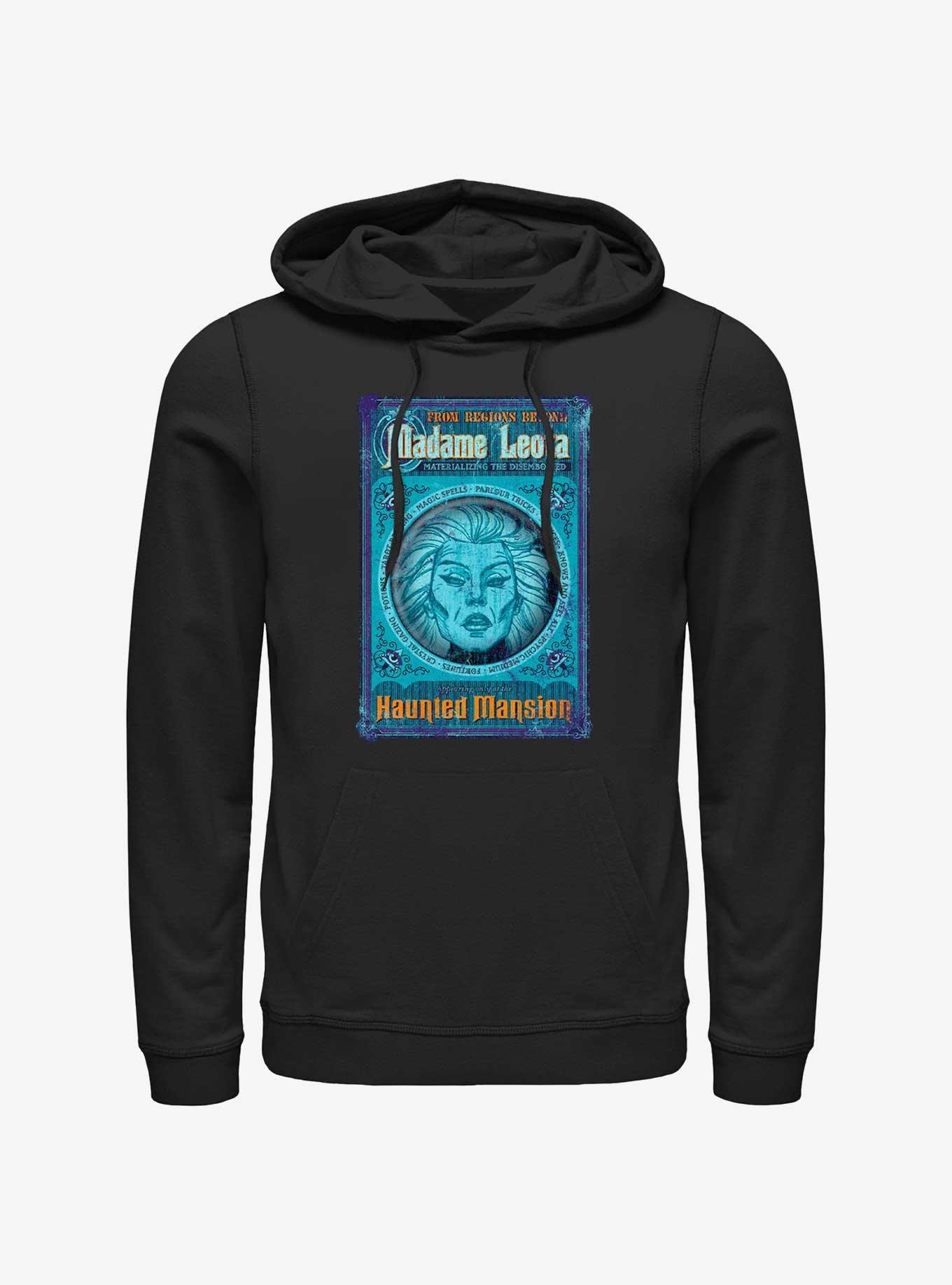 Disney Haunted Mansion Madame Leota Poster Hoodie, BLACK, hi-res