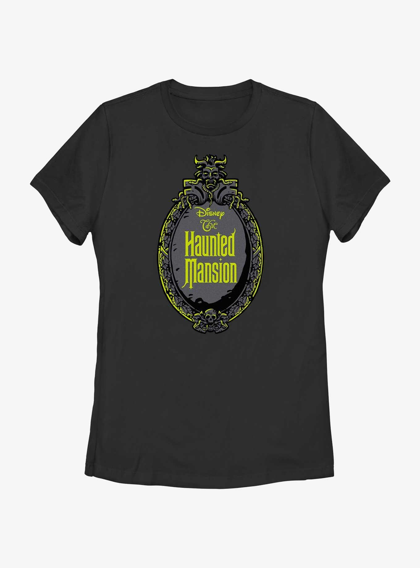 Disney Haunted Mansion Haunted Mirror Womens T-Shirt, BLACK, hi-res