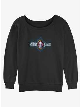 Disney Haunted Mansion Master Gracey Skeleton Portrait Womens Slouchy Sweatshirt, , hi-res