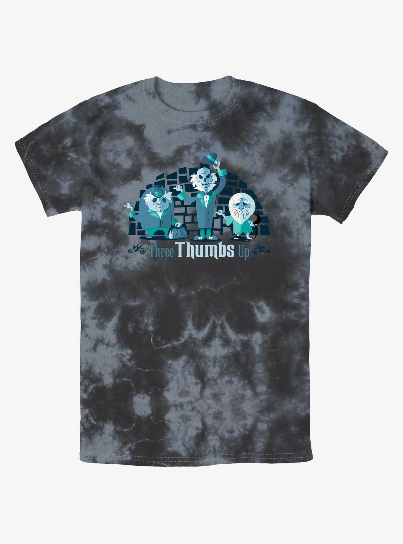 Disney Haunted Mansion Three Thumbs Up Tie-Dye T-Shirt, BLKCHAR, hi-res