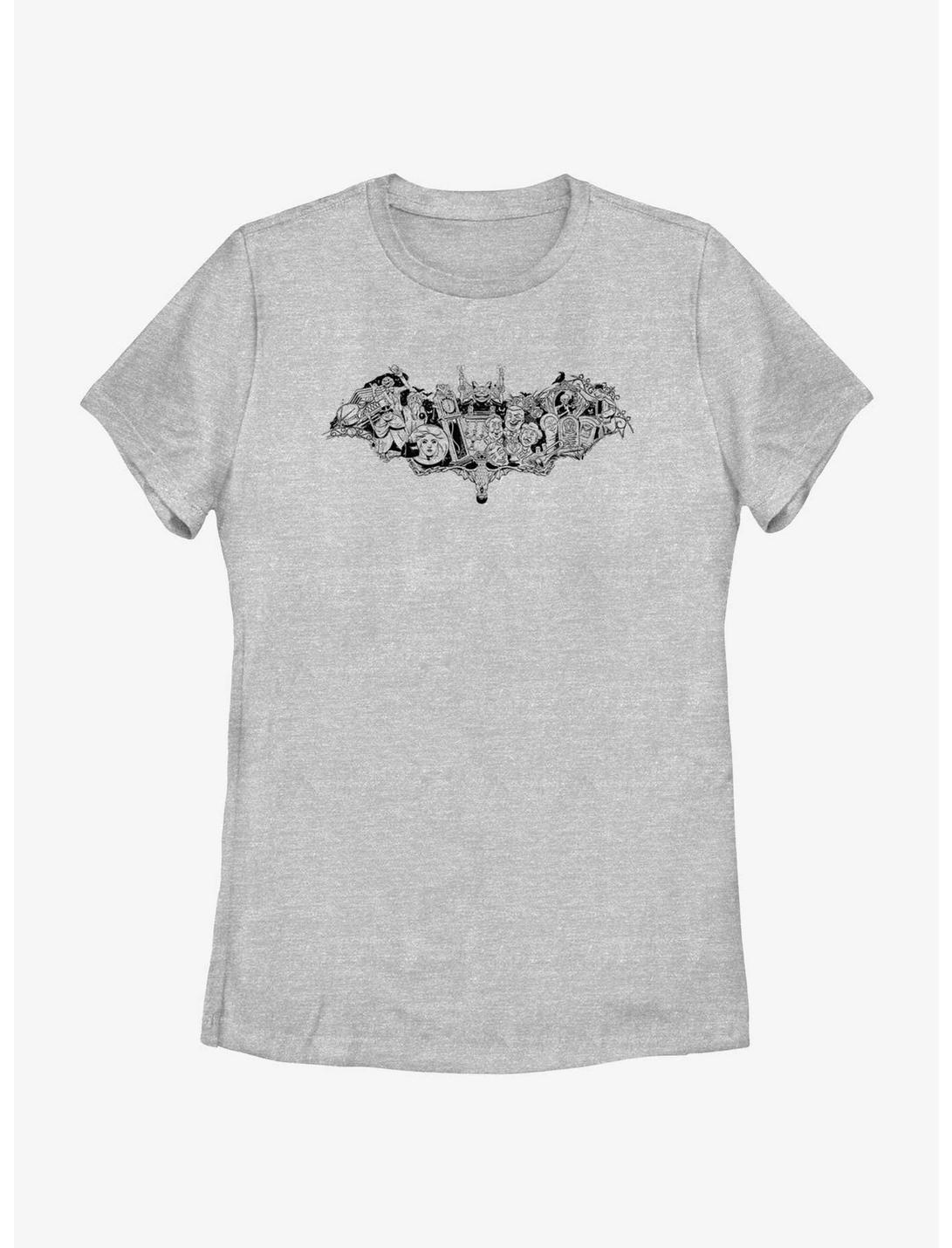Disney Haunted Mansion Characters Within Bat Womens T-Shirt, ATH HTR, hi-res