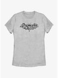 Disney Haunted Mansion Characters Within Bat Womens T-Shirt, ATH HTR, hi-res