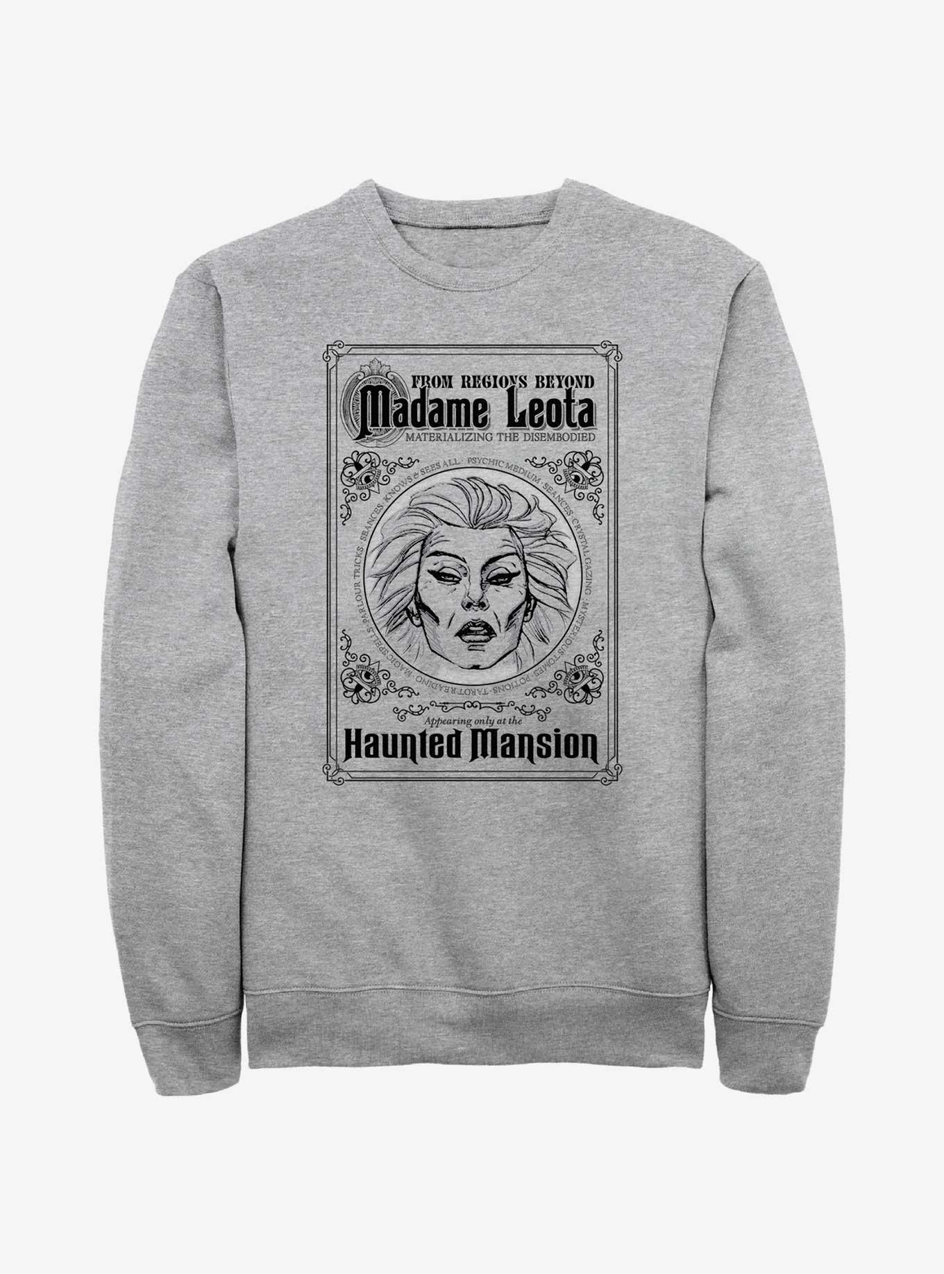 Disney Haunted Mansion Madame Leota Poster Sweatshirt, ATH HTR, hi-res