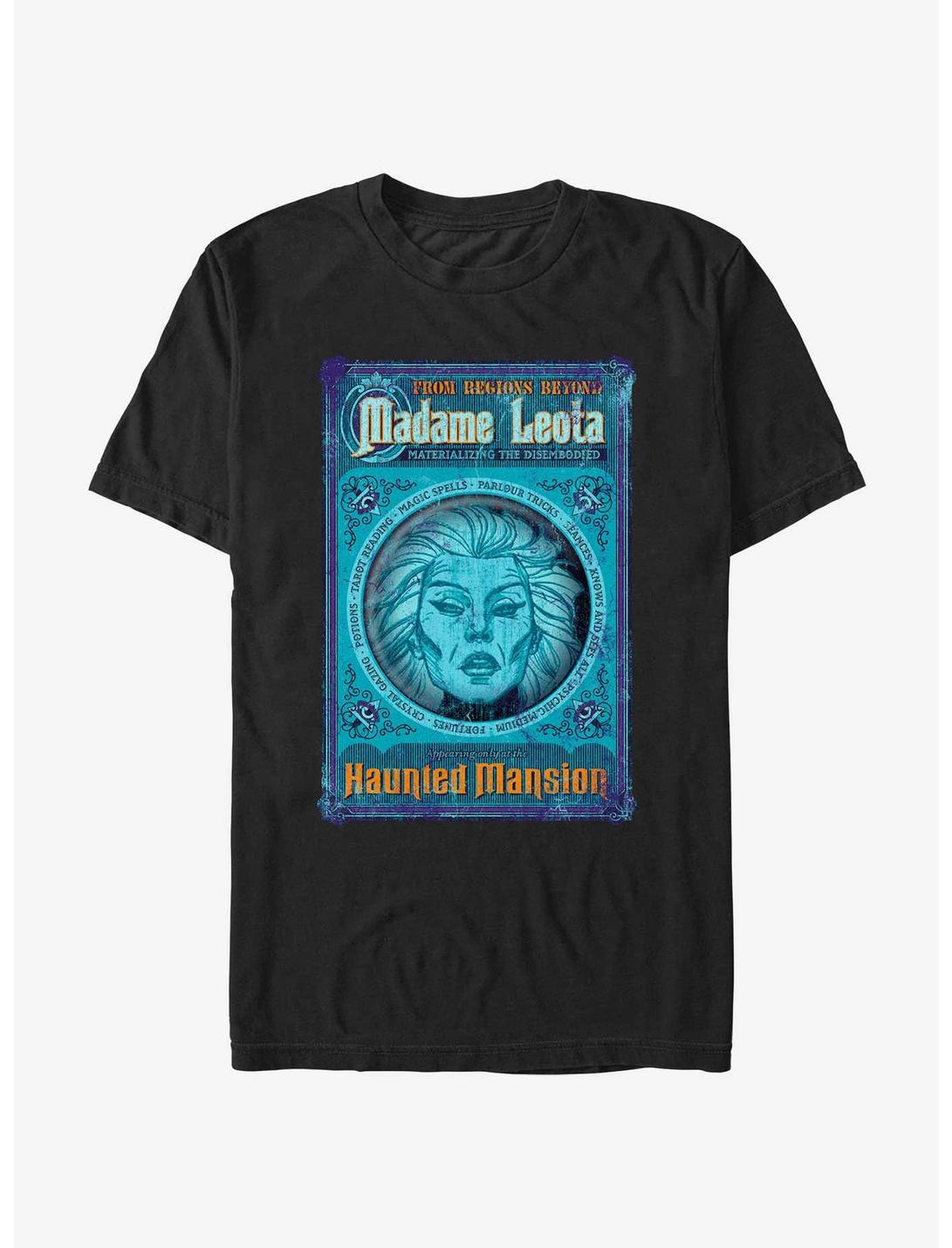 Disney Haunted Mansion Madame Leota Poster T-Shirt, BLACK, hi-res