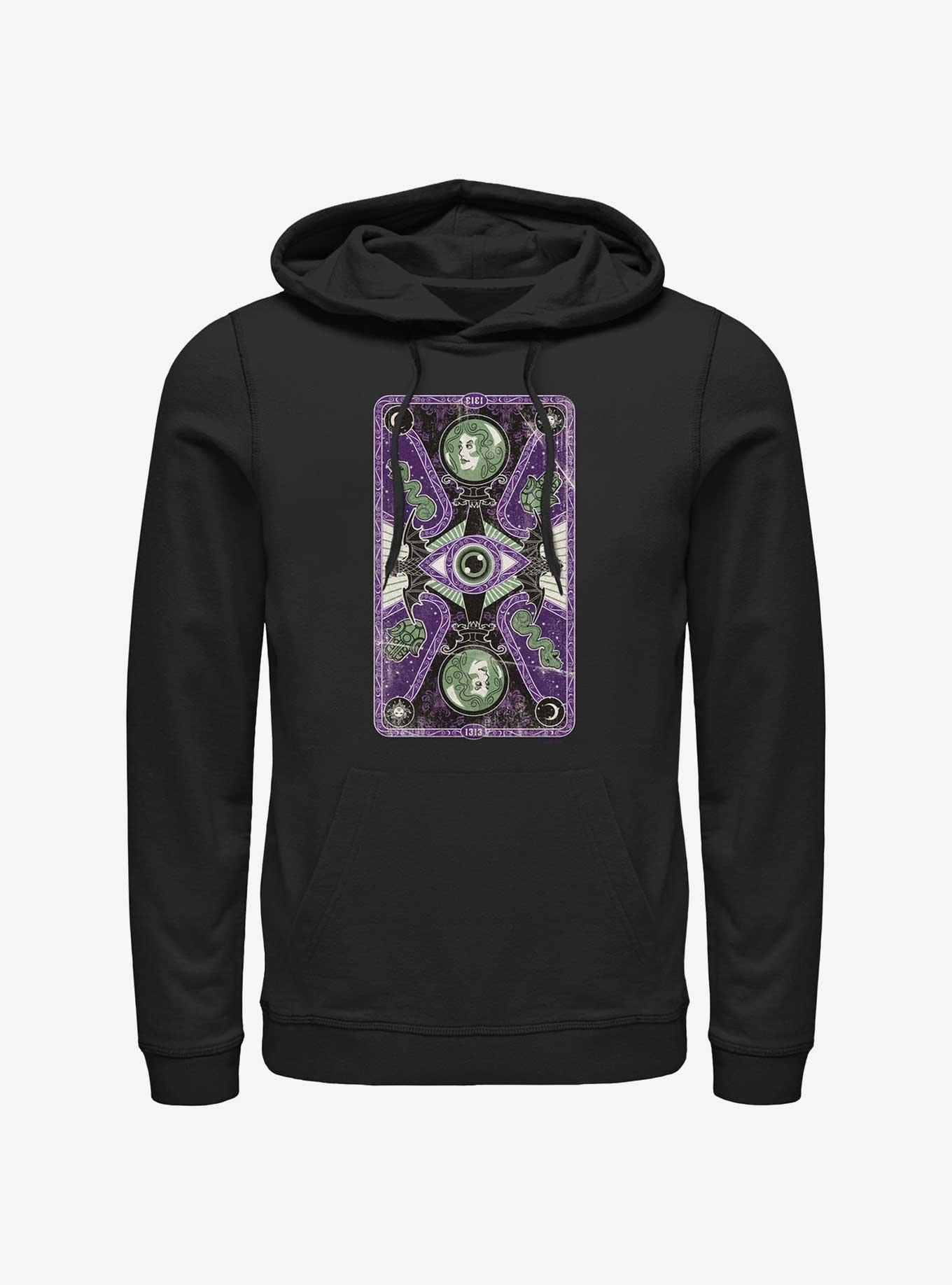 Disney Haunted Mansion Madam Leota Tarot Card Hoodie, BLACK, hi-res