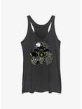 Disney Haunted Mansion Hitchhiking Ghosts Heads Womens Tank Top, BLK HTR, hi-res