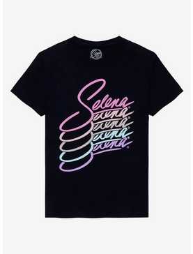 Selena Repeat Logo Boyfriend Fit Girls T-Shirt, , hi-res