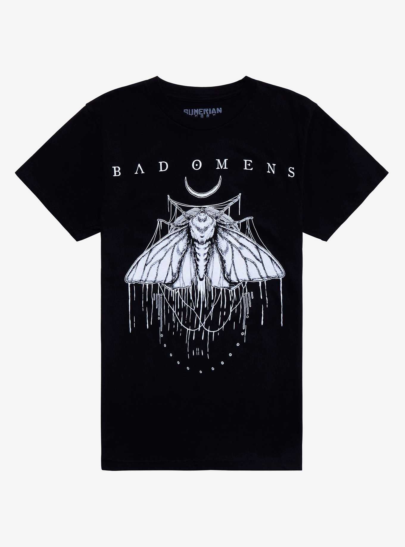 Bad Omens Moth Boyfriend Fit Girls T-Shirt, , hi-res