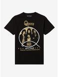 Queen First U.S. Tour Boyfriend Fit Girls T-Shirt, BLACK, hi-res