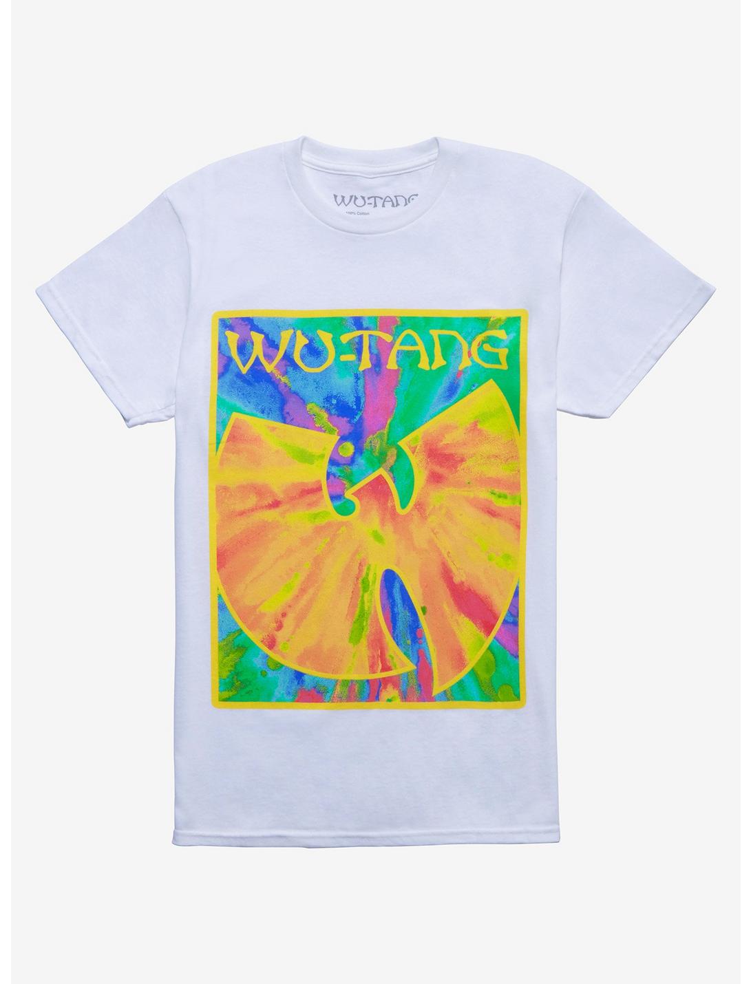 Wu-Tang Clan Watercolor Logo Boyfriend Fit Girls T-Shirt, BRIGHT WHITE, hi-res