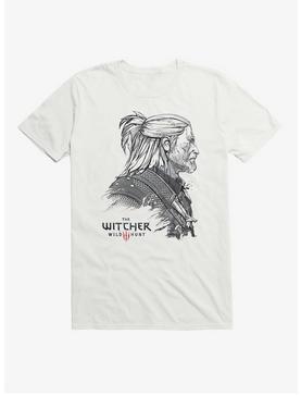 The Witcher 3: Wild Hunt Geralt of Rivia Sketch with Logo T-Shirt, , hi-res
