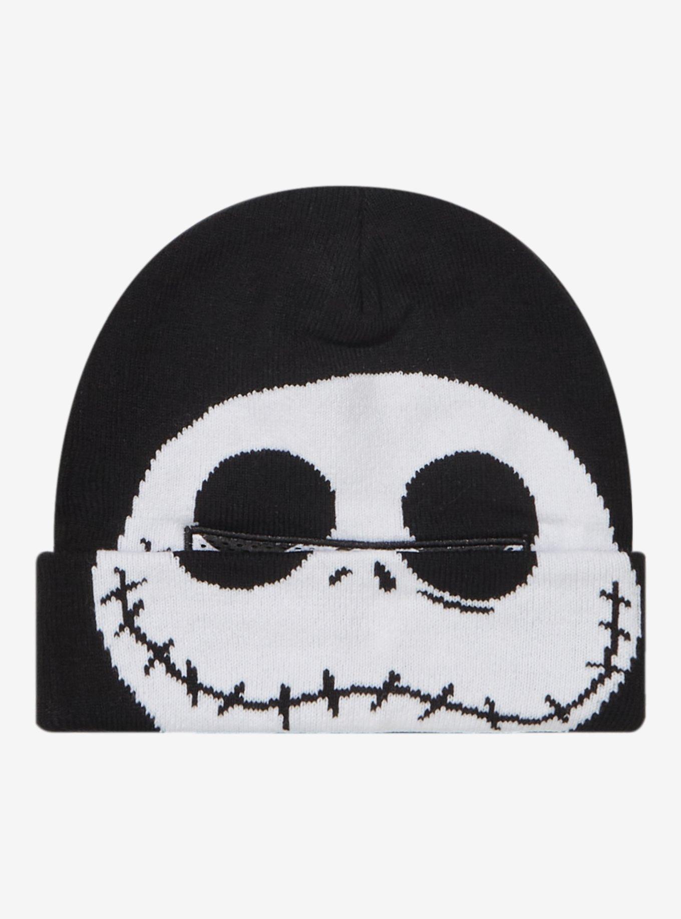 The Nightmare Before Christmas Jack Mesh Eye Panel Beanie, , hi-res