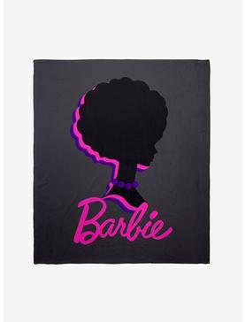 Barbie Afro Barbie Silhouette Throw Blanket, , hi-res