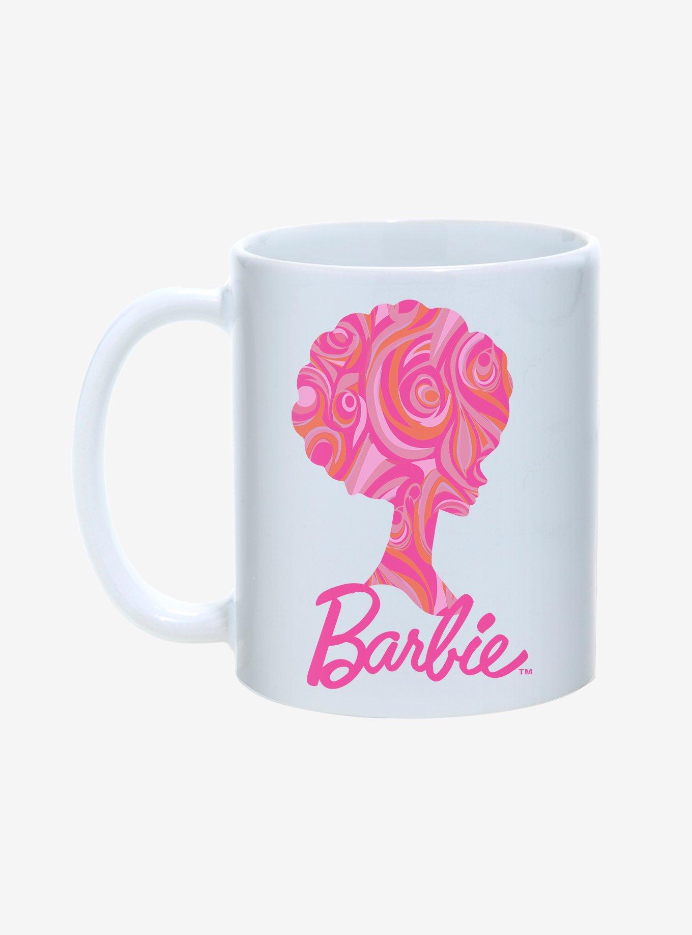 Barbie Retro Swirl Silhouette Mug 11oz, , hi-res