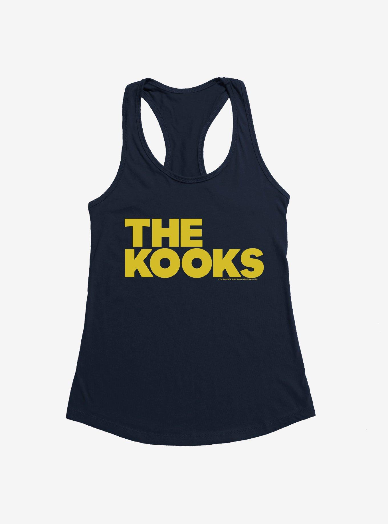 The Kooks Logo Girls Tank, MIDNIGHT NAVY, hi-res