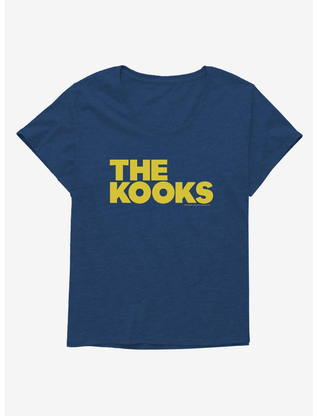 The Kooks Logo Girls T-Shirt Plus Size, ATHLETIC NAVY, hi-res