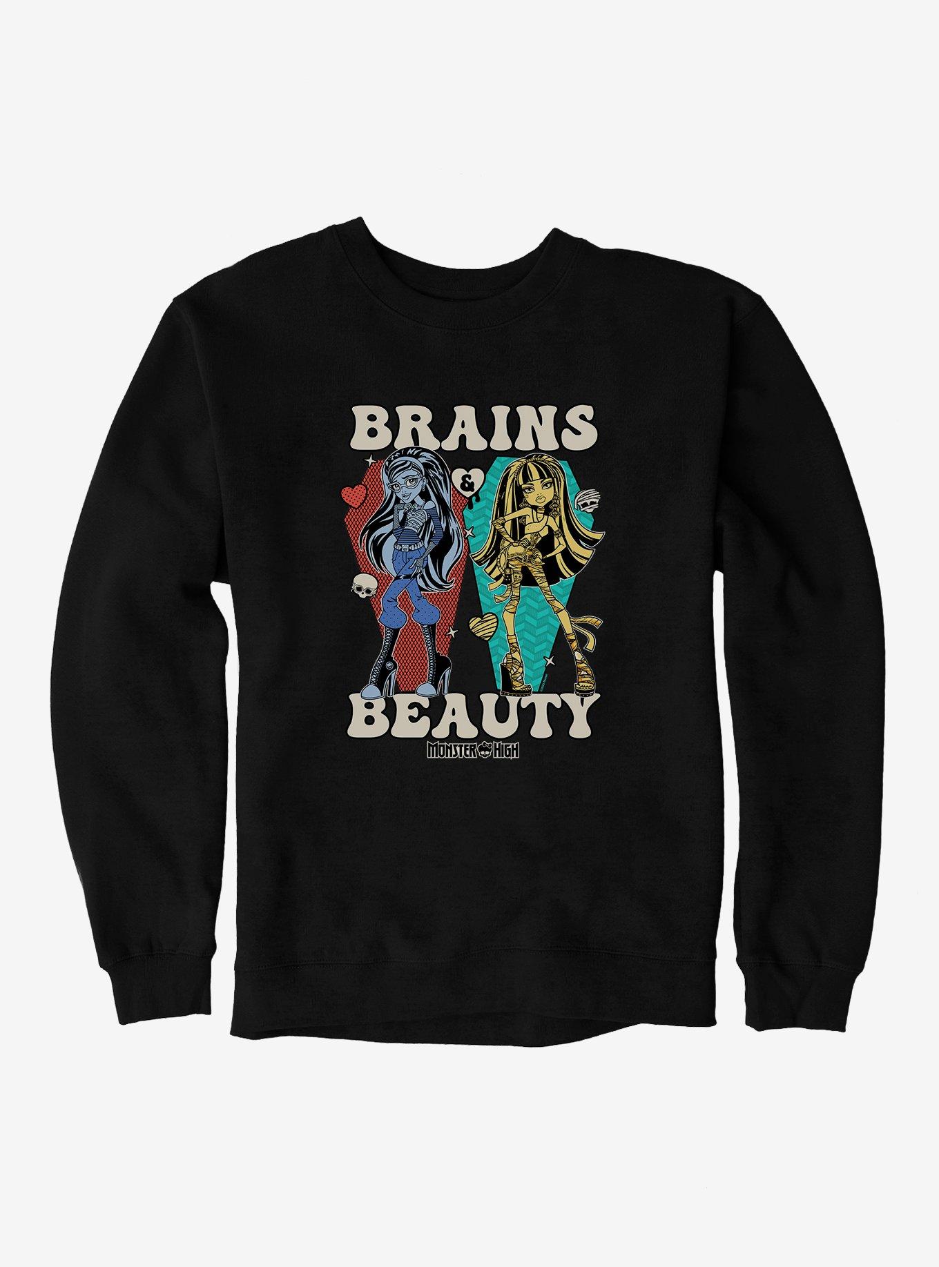 Monster High Brains And Beauty Ghoulia And Cleo Sweatshirt, , hi-res