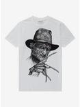 A Nightmare On Elm Street Black & White Jumbo Print T-Shirt, BLACK, hi-res