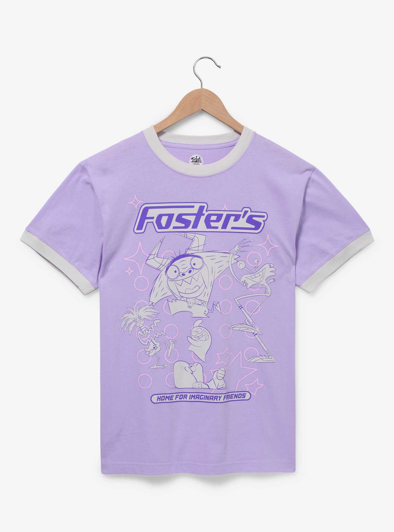 Foster's Home For Imaginary Friends Tonal Portrait Ringer T-Shirt - BoxLunch Exclusive, , hi-res