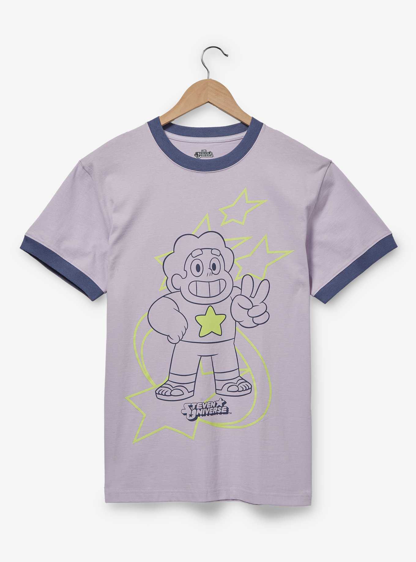 Steven Universe Tonal Portrait Ringer T-Shirt - BoxLunch Exclusive, , hi-res