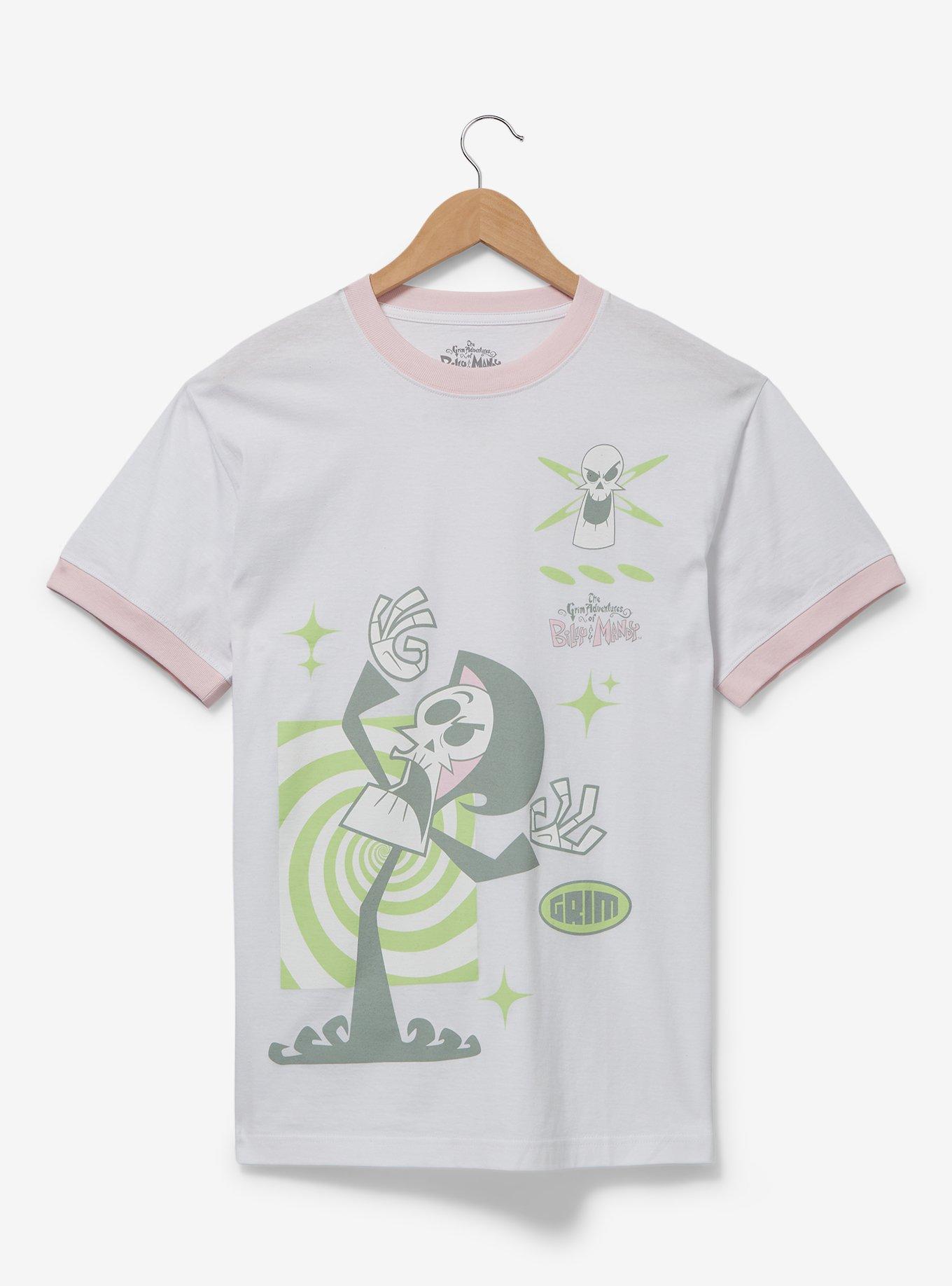 Grim Adventures of Billy and Mandy Grim Tonal Ringer T-Shirt - BoxLunch Exclusive, , hi-res