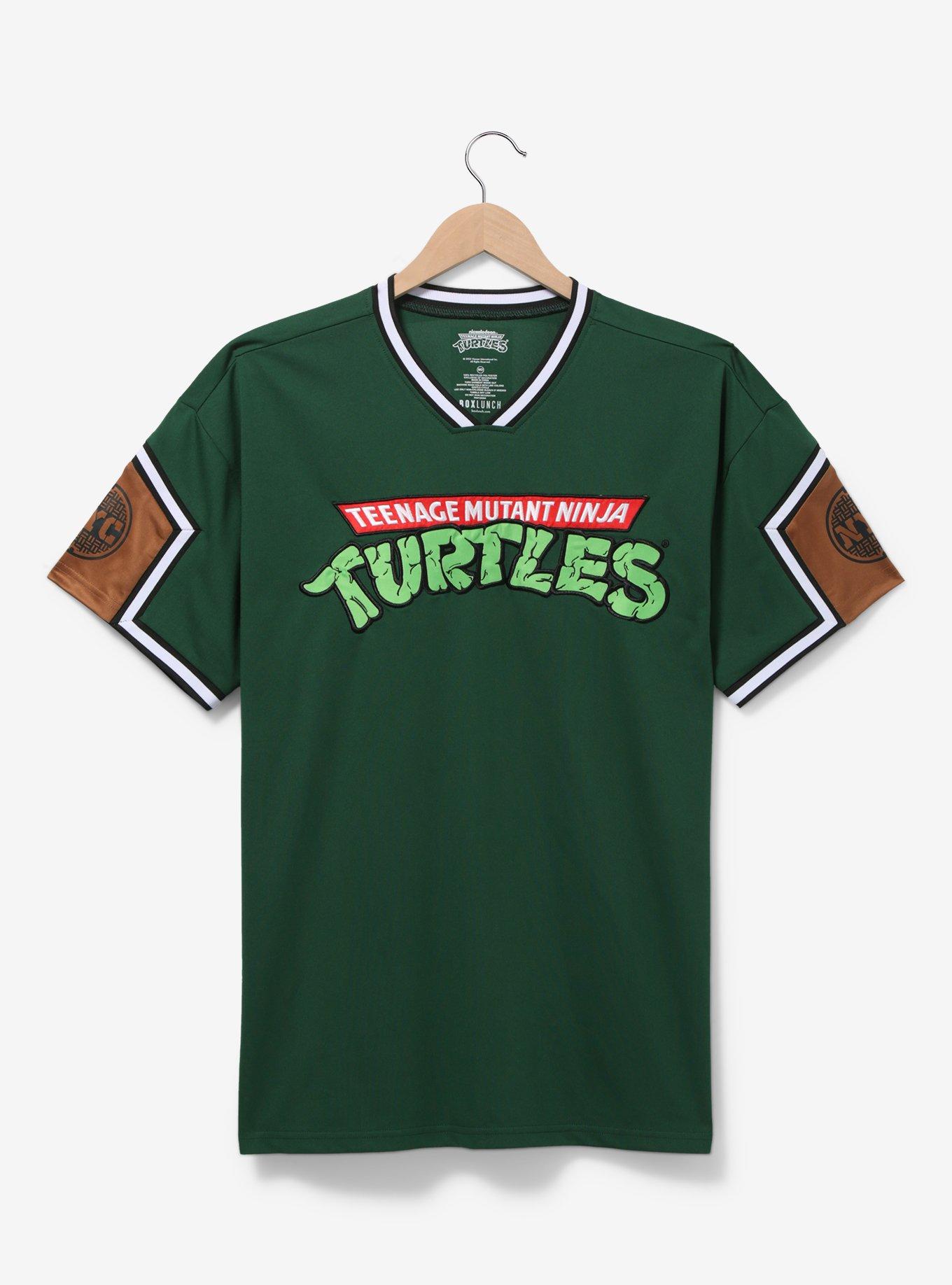 Teenage Mutant Ninja Turtles Logo Color Block T-Shirt - BoxLunch Exclusive, DARK GREEN, hi-res