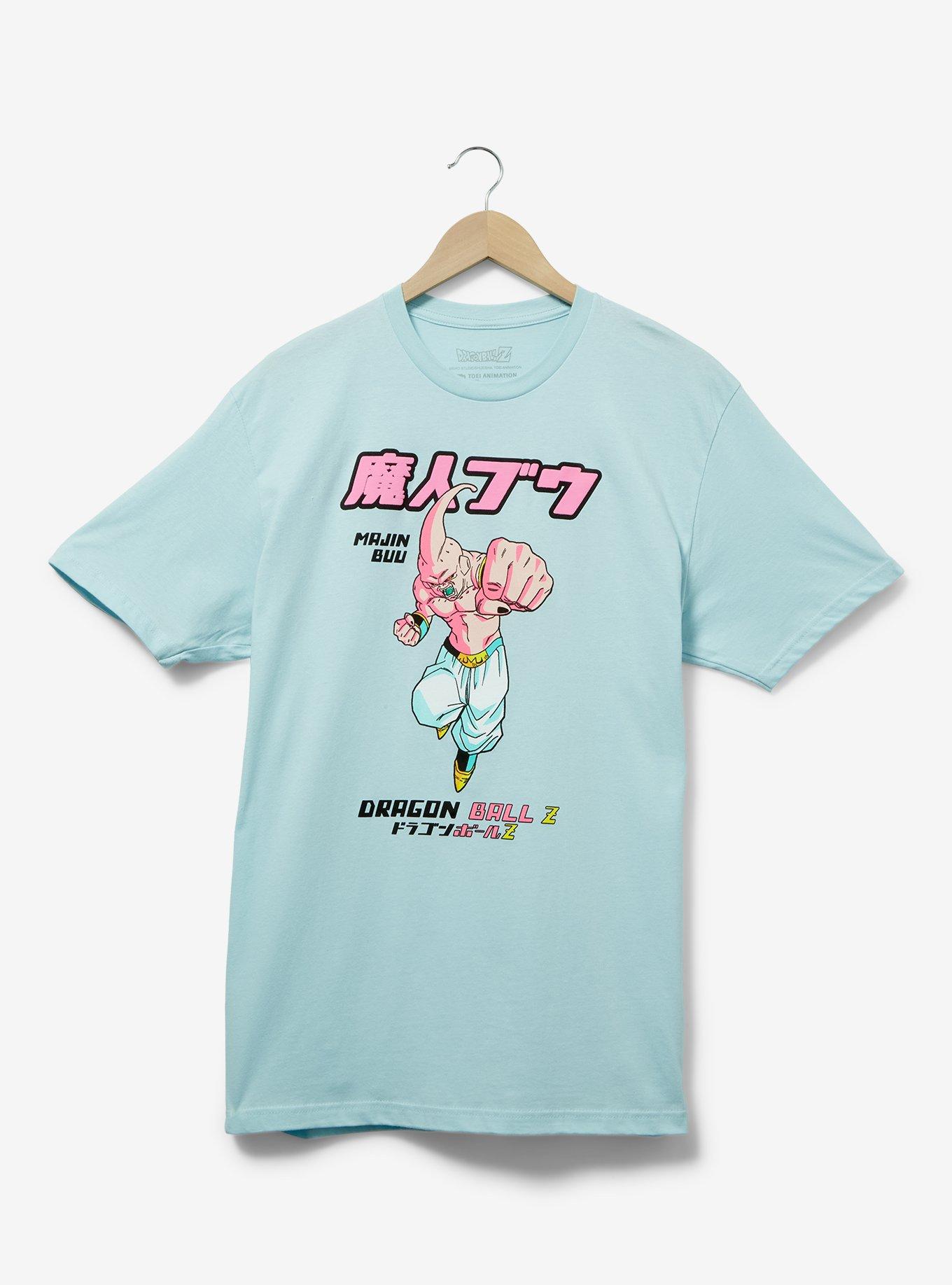 Dragon Ball Z Majin Buu Portrait T-Shirt - BoxLunch Exclusive, LIGHT BLUE, hi-res