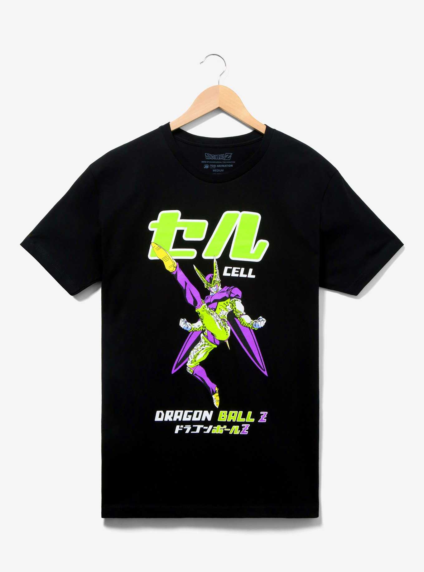 Dragon Ball Z Cell Bubble Lettering T-Shirt - BoxLunch Exclusive, , hi-res