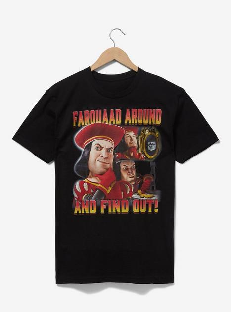 Shrek Lord Farquaad Retro Multi Portrait T-Shirt BoxLunch