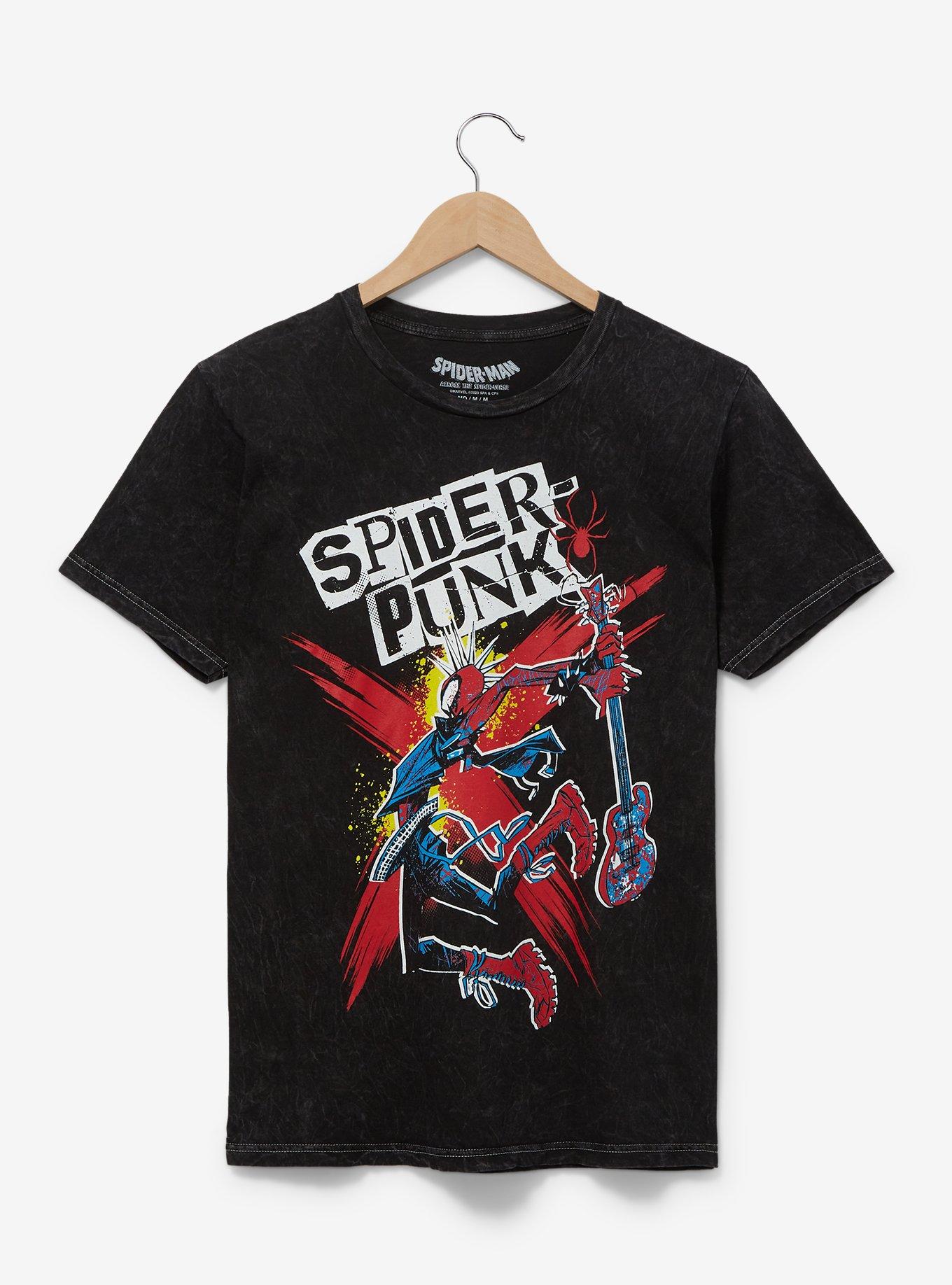 Marvel Spider-Man: Across the Spider-Verse Spider-Punk Portrait T-Shirt -  BoxLunch Exclusive