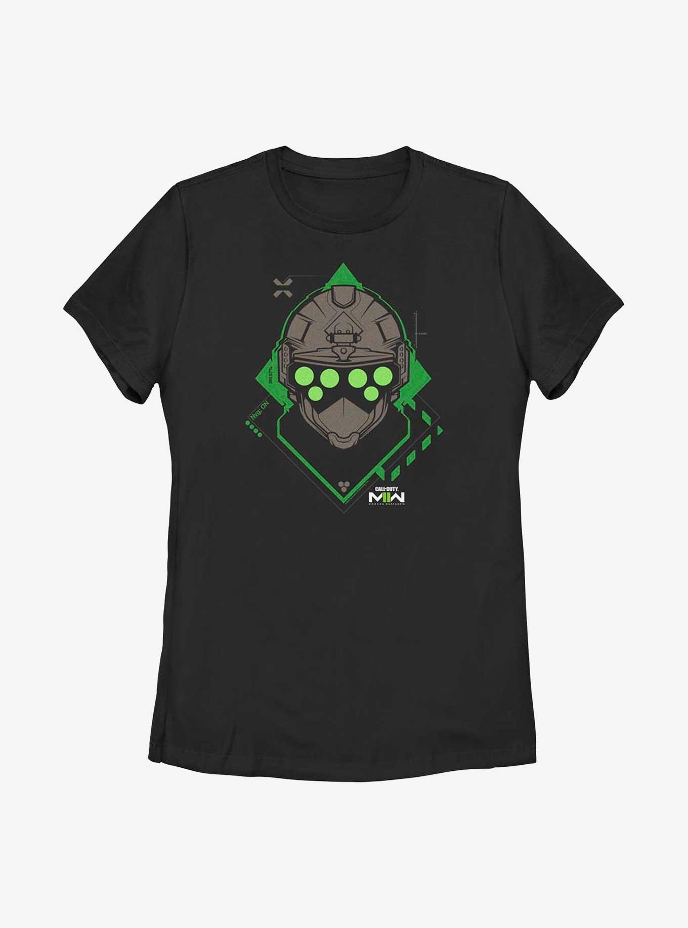 Call of Duty Night Vision On Womens T-Shirt, BLACK, hi-res