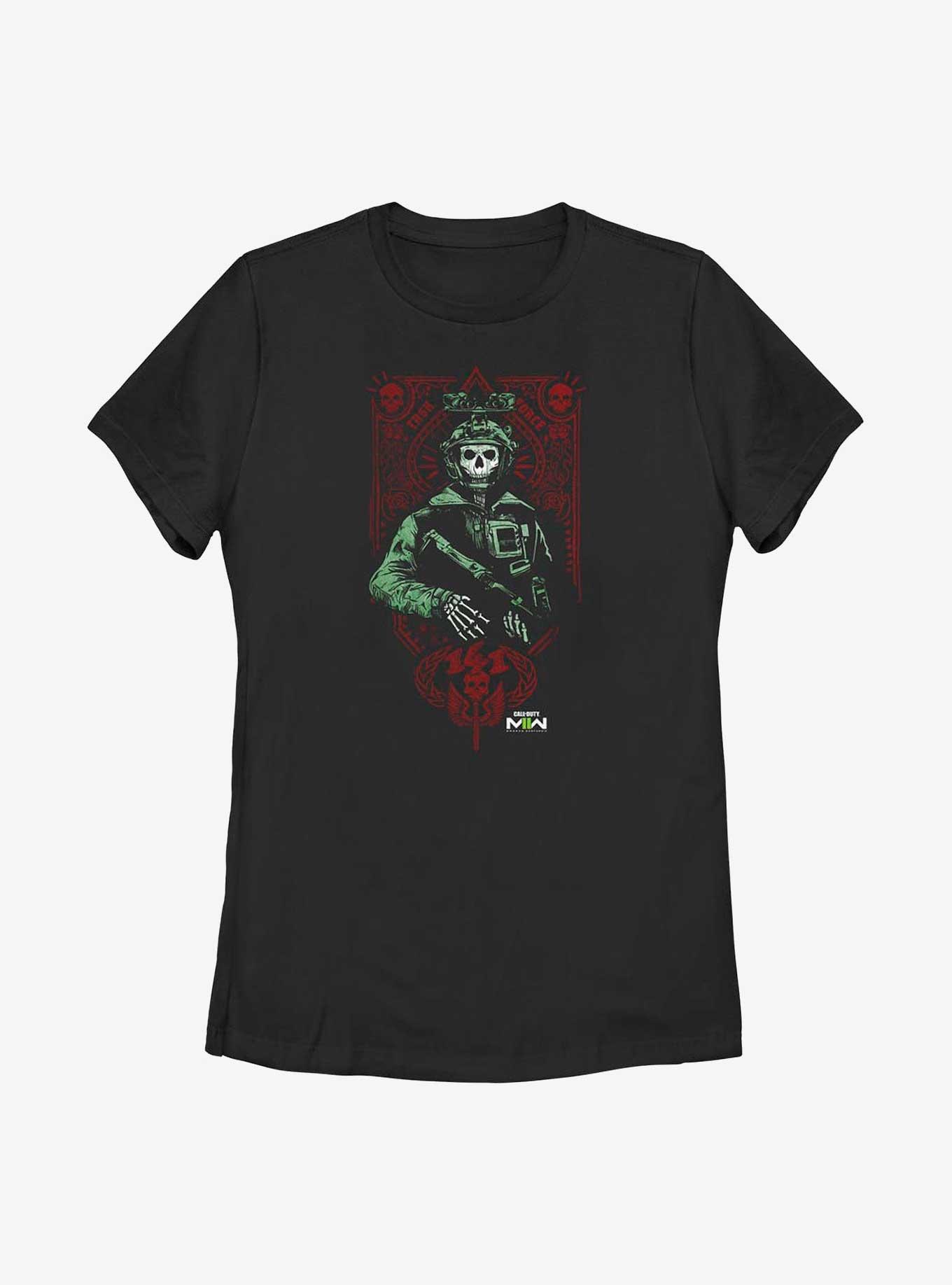 Call of Duty Cartel Ghost Womens T-Shirt, BLACK, hi-res